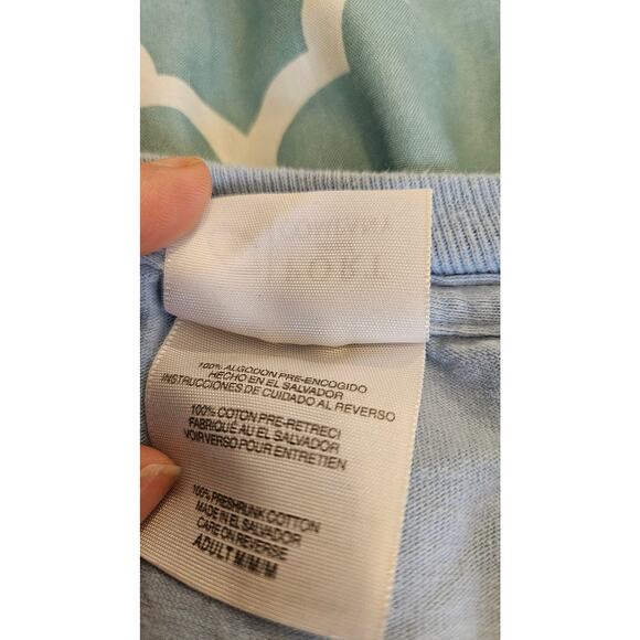 Medium Light Blue Short Sleeve T-Shirt - Picture 5 of 10